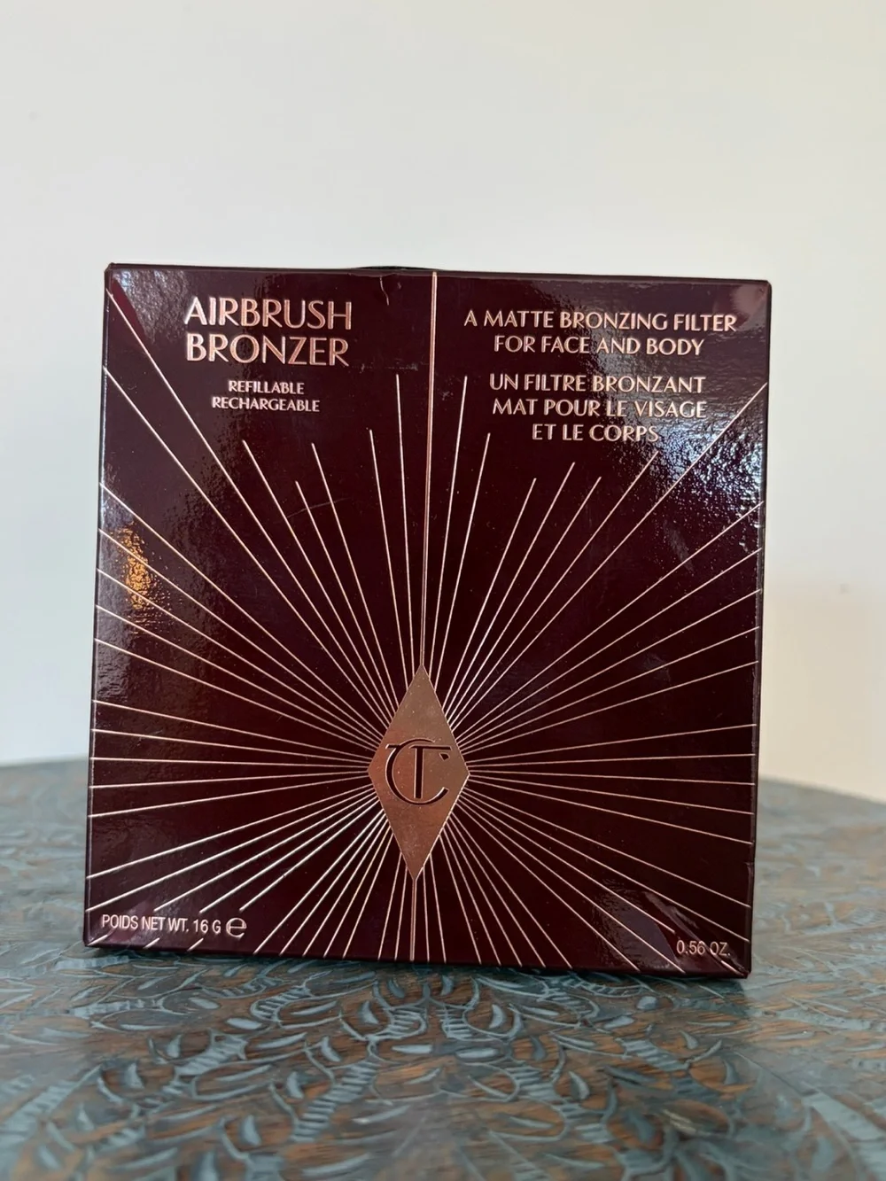 Charlotte Tilbury's Airbrush Matte Bronzer Shade Tan Refillable